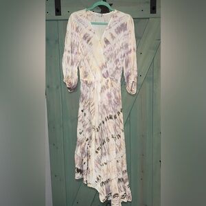 Young Fabulous & Broke tie dye dress size L women’s EUC